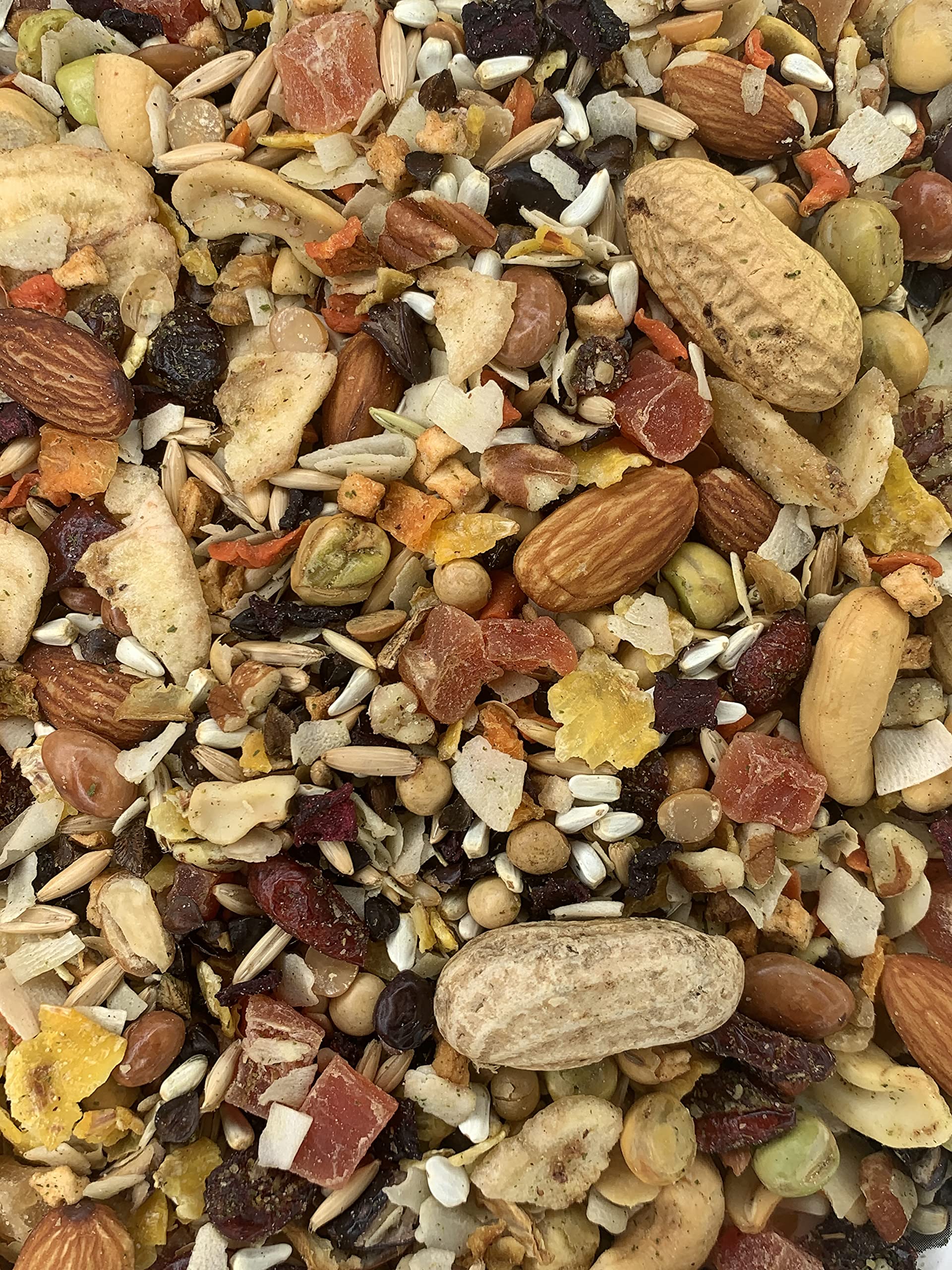 Goldenfeast VL Paradise Treat Mix for Birds - 17.5 lb Bag of Natural, Nutrient-Rich Bird Food - Perfect for Parrots, Cockatiels & Conures - Daily Feeding & Training Treats