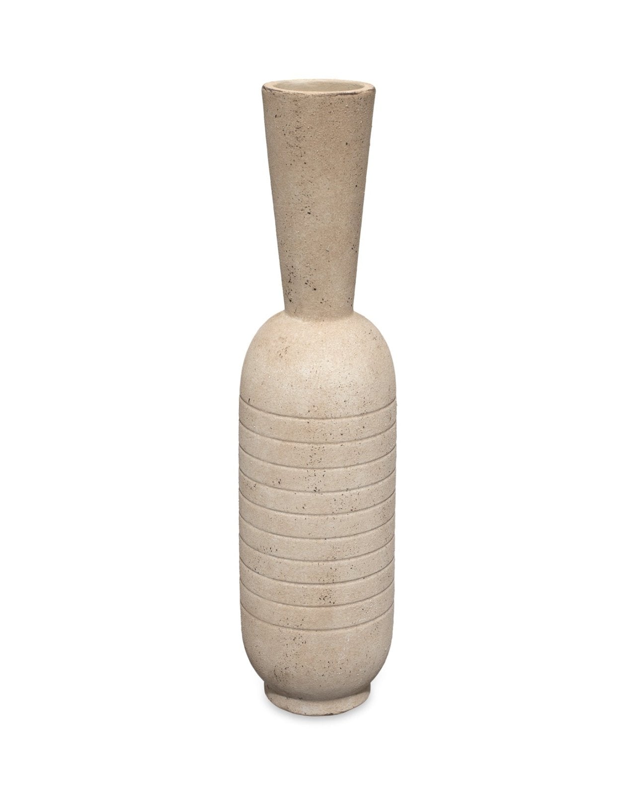 Elegant Channel Decorative Vase - Modern Home Decor for Living Room, Bedroom & Office - Perfect for Flowers, Centerpieces & Interior Design
