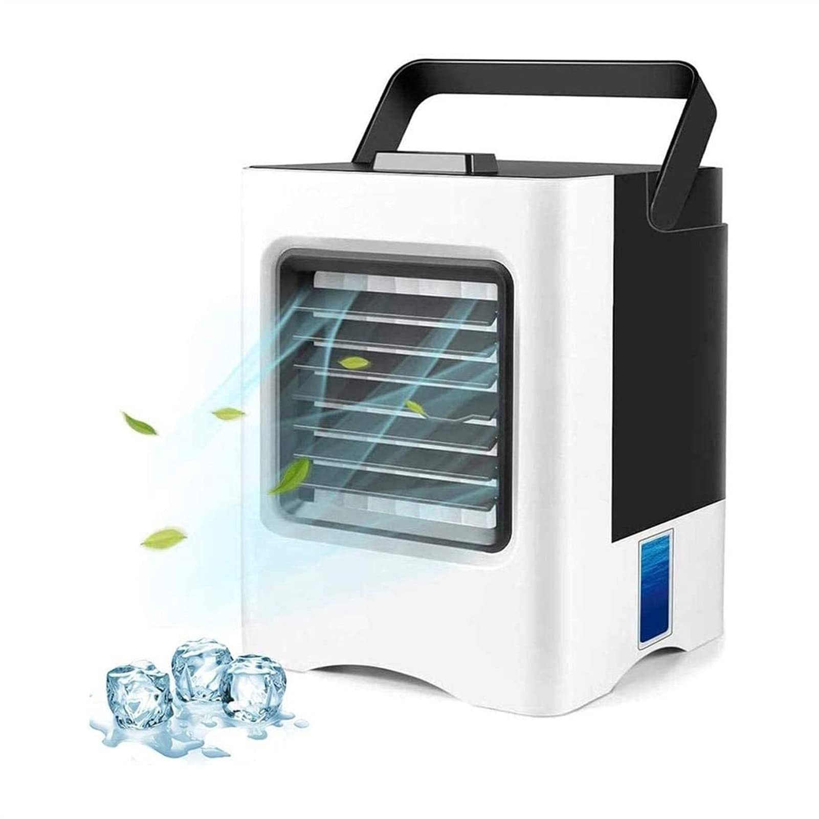 Zinhsq Portable Air Conditioner - 3-Speed Personal Cooling Fan with Ice Tray, Ultra Quiet Evaporative Air Cooler for Home, Office, Bedroom & Desktop Use | Perfect for Summer, Hot Rooms & Small Spaces