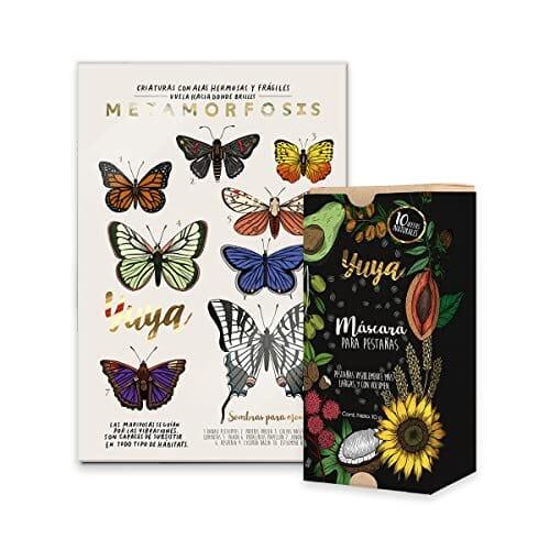 Yuya 10 Oil Blend Face Mask + Metamorphosis Eyeshadow Palette (18 Colors) - Hydrating Skincare & Vibrant Makeup for Day & Night Looks