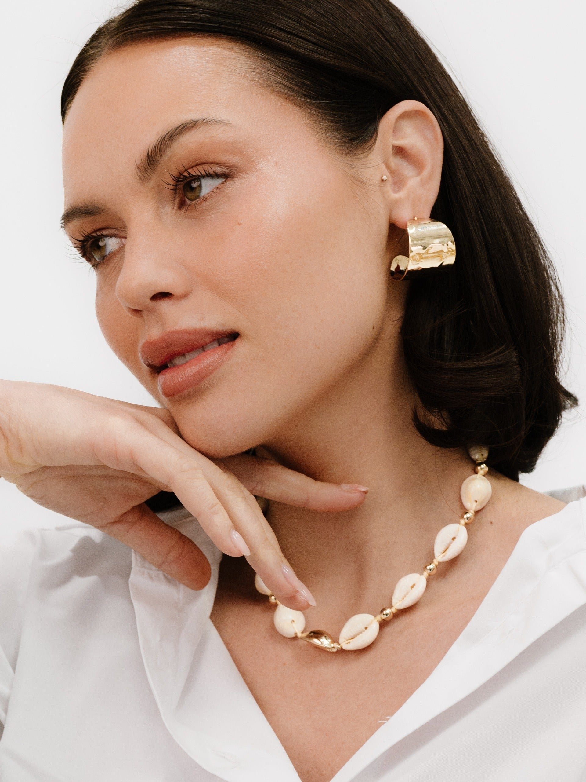 Out to Sea Cowrie Shell Necklace - Handmade Beach Jewelry for Women, Boho Chic Summer Accessory | Perfect for Vacations, Weddings & Coastal Styling