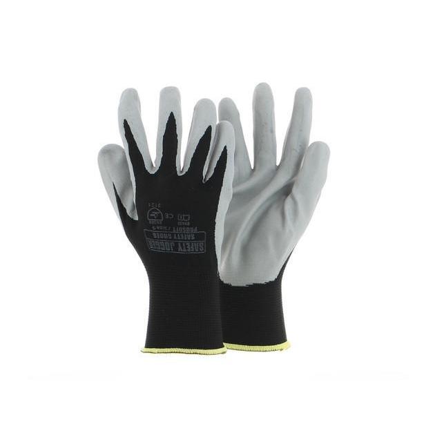 Safety Jogger PROSOFT Nitrile Foam Coated Work Gloves with Polyester Liner - EN388 Certified for Construction, Gardening & DIY Projects