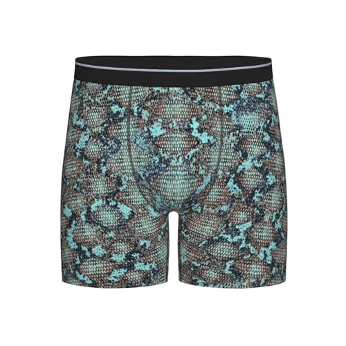 Snake Skin Print Grunge Turquoise