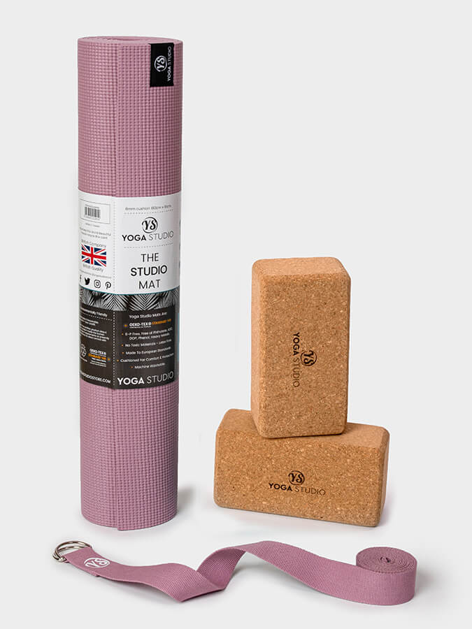 Eco-Friendly Cork Yoga Mat Set with Non-Slip Surface - Oeko-Tex Certified for Home & Studio Practice - Perfect for Beginners & Professionals