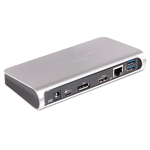 Club 3D USB-C Dual Display 4K HDMI/DP Docking Station with Power Delivery - Compatible with Windows, Mac OS, Chrome & Ubuntu - Perfect for Home Office & Multi-Monitor Workstations