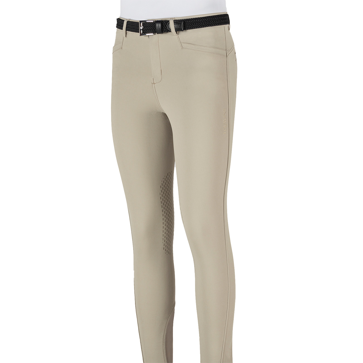 Equiline JhoanK Boys Knee Patch Breeches - Comfortable Riding Pants for Equestrian, Horseback Riding & Show Jumping - Perfect for Young Riders & Training Sessions