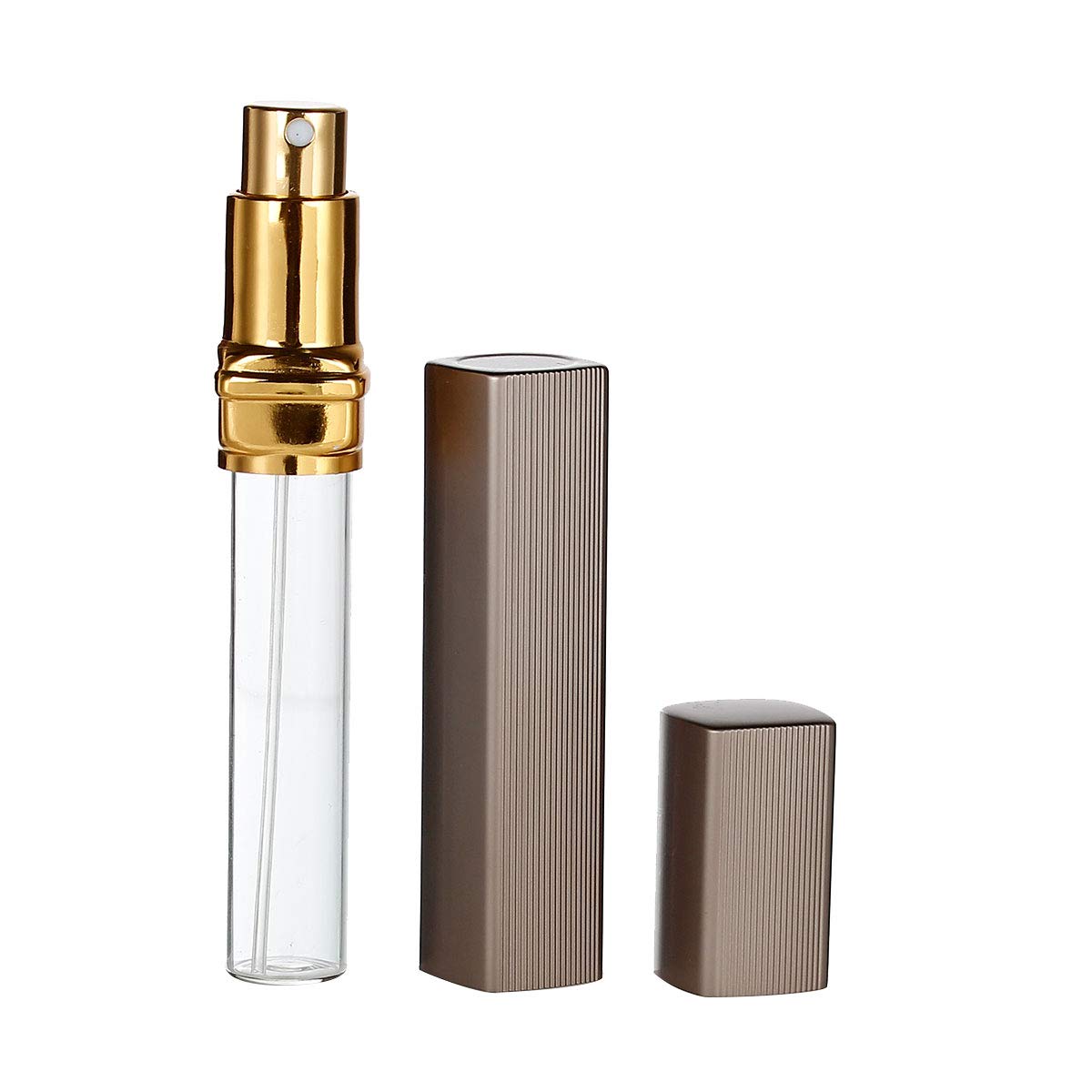 Premium Travel Perfume Atomizer Set - 12ml Refillable Aluminum & Glass Spray Bottles (2-Pack) | Portable Fragrance Container for Men & Women | Perfect for Air Travel, Gym, Office & On-the-Go Use