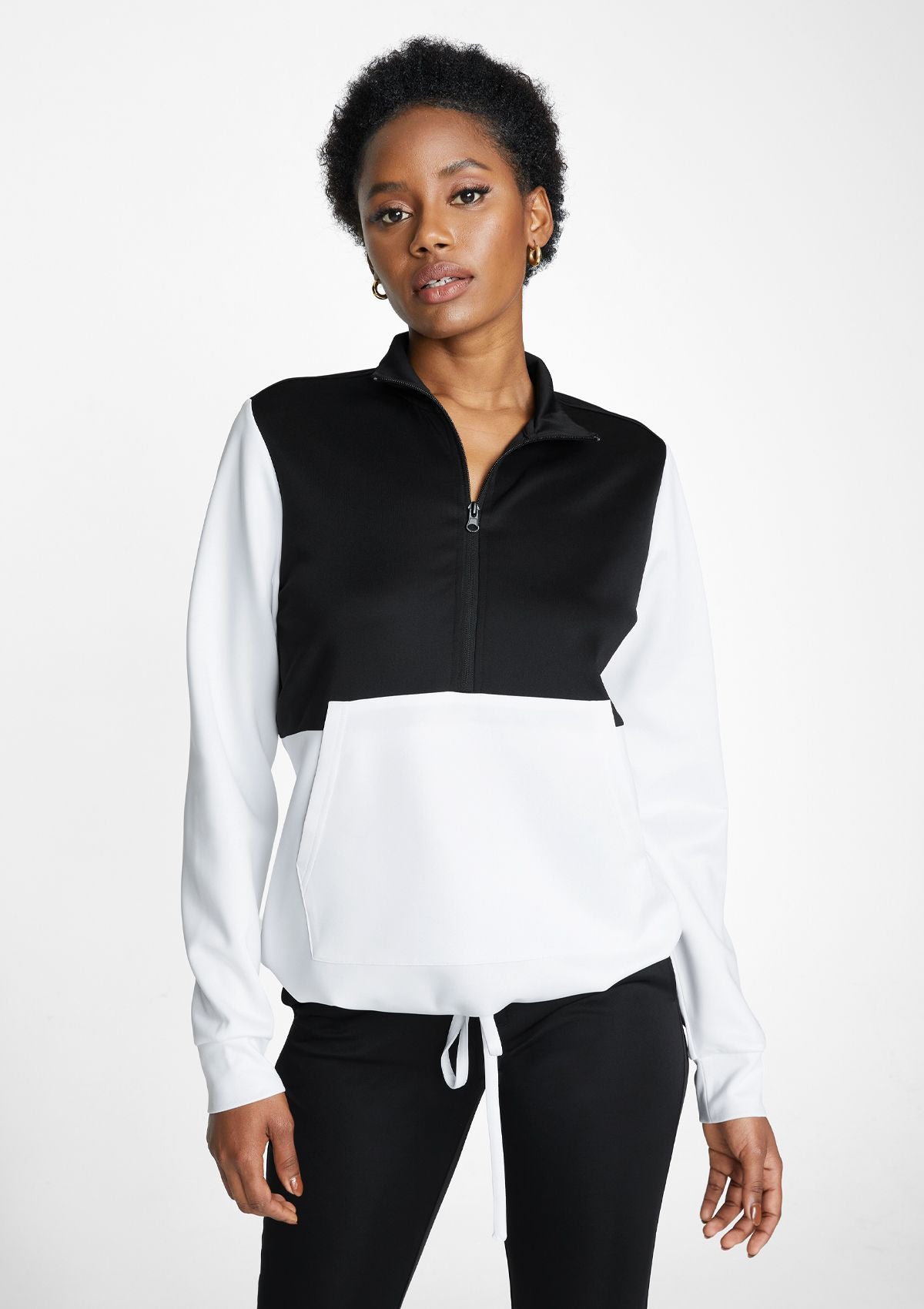 Tall Tianna Track Pullover Hoodie - Women's Oversized Fleece Sweatshirt for Running, Gym & Casual Wear | Cozy Winter Loungewear & Athleisure Outfit