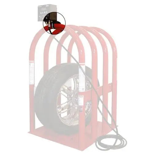 Branick 40 0143 Heavy Duty Blockhead Mounting Bracket for Tire Cage - Secure Tire Storage Solution for Garages, Auto Shops & Industrial Use