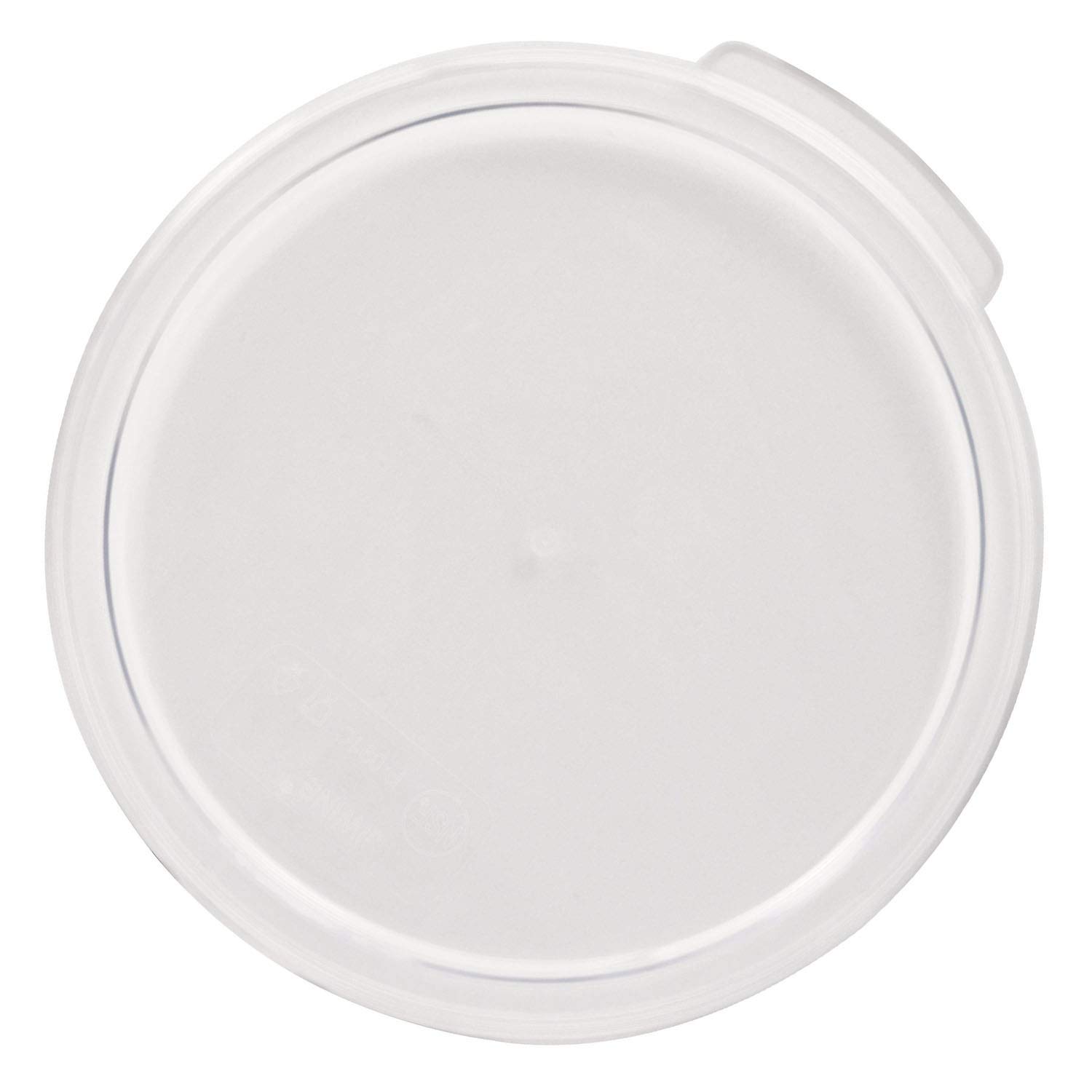 Tiger Chef 4 Quart Clear Polycarbonate Food Storage Containers with Lids - Commercial Grade, BPA Free, Airtight Round Kitchen Containers for Meal Prep, Leftovers & Pantry Organization