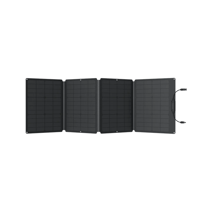 EcoFlow 110W Portable Solar Panel - High Efficiency Foldable Solar Charger for Power Stations | Perfect for Camping, RV Trips & Emergency Power Backup