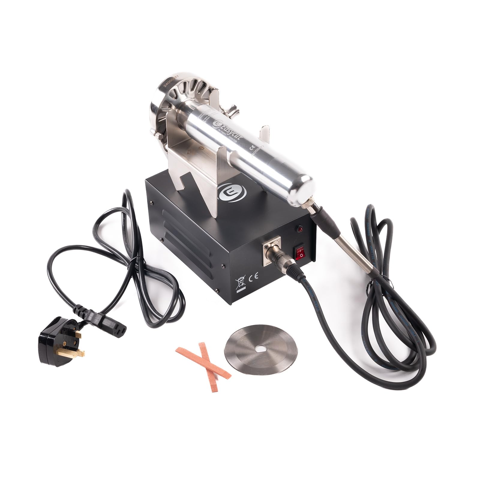 Electric Doner Kebab Meat Slicer - Stainless Steel Commercial Kebab Machine with Free Blade Holder - Perfect for Shawarma, Gyros & Turkish Restaurant Food Prep