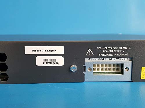 Refurbished Cisco WS-C3560-48PS-S Catalyst 3560 48-Port Gigabit PoE Switch | 10/100/1000 Mbps | 370W Power | Layer 3 | Ideal for Office Networks, Small Business & Home Lab Setups