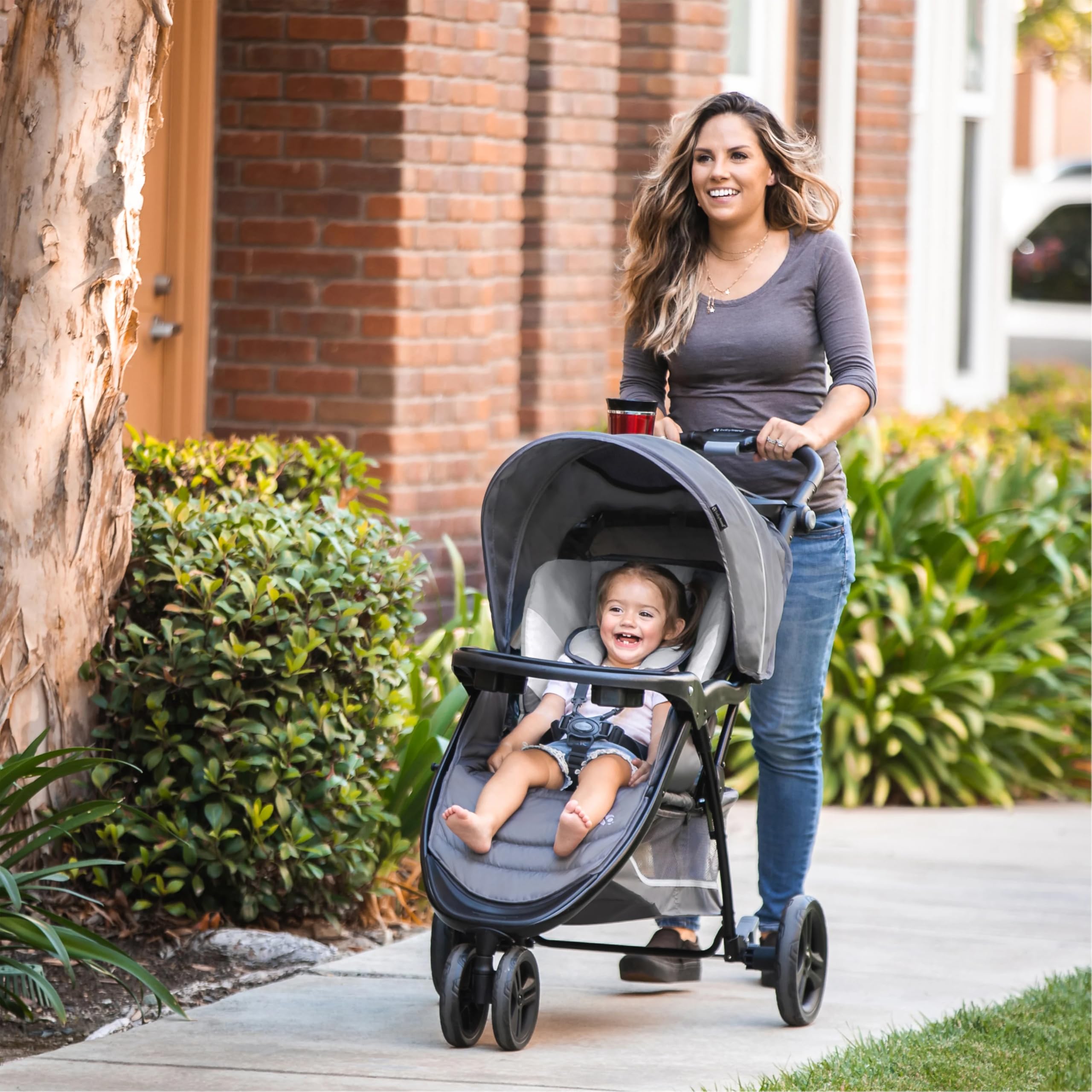 Baby Trend EZ Ride Travel System with EZ-Lift™ Infant Car Seat - Lightweight Stroller & Safe Car Seat Combo for Newborns to Toddlers | Perfect for Shopping, Travel & Daily Walks (Dash Grey)