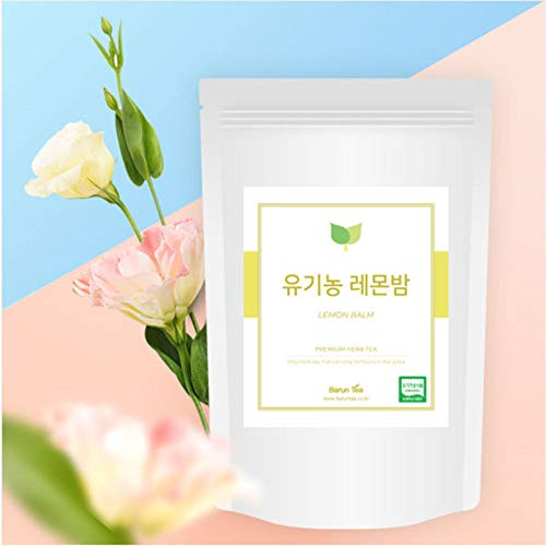 Organic Lemon Balm Herbal Tea - Premium Relaxing Tea Bags (10 Count) - USDA Certified Organic, Caffeine-Free - Perfect for Stress Relief & Better Sleep