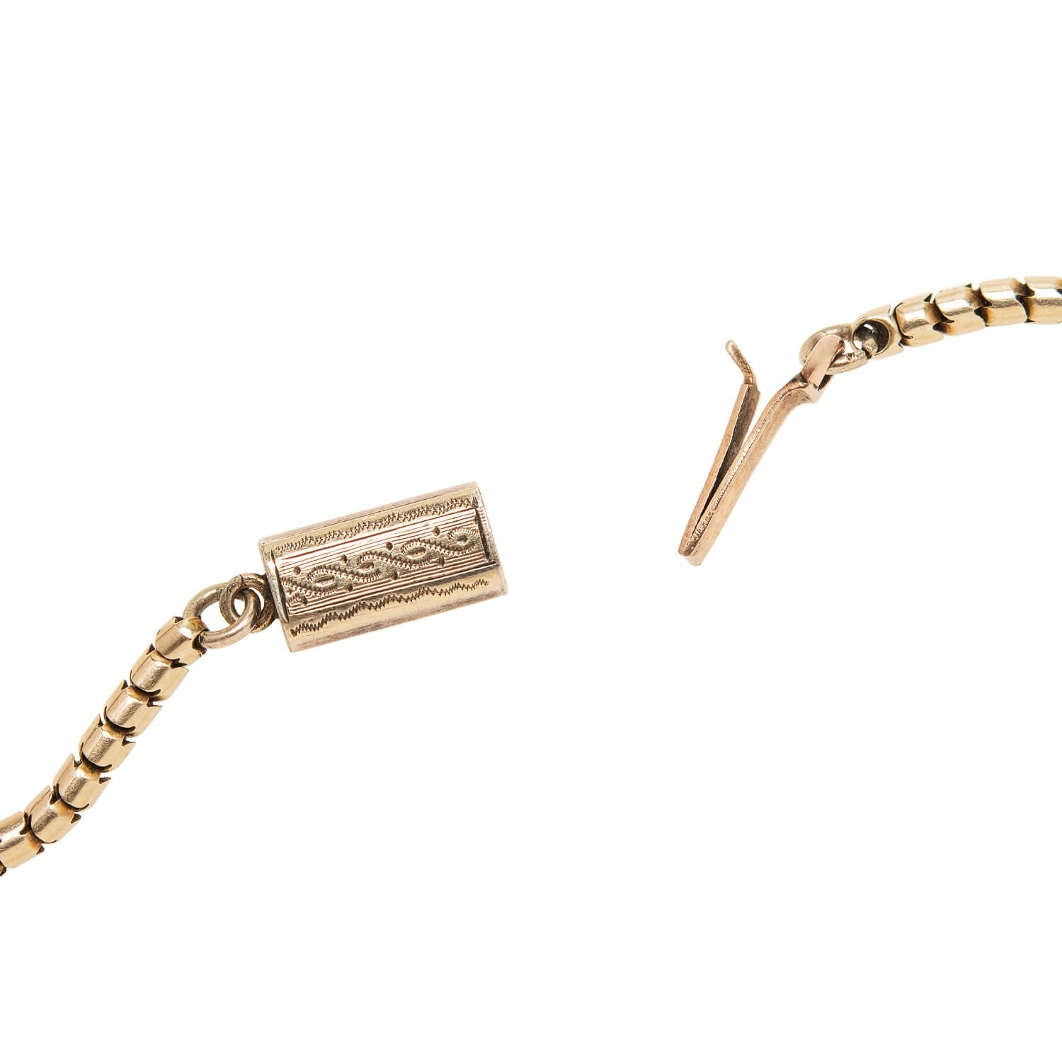 Georgian Petite 18k Gold Quartz Urn Fob Charm with Victorian 9k Gold Snake Chain - Elegant Memorial Jewelry for Ashes Keepsake, Perfect for Necklace Pendant or Pocket Watch Accessory