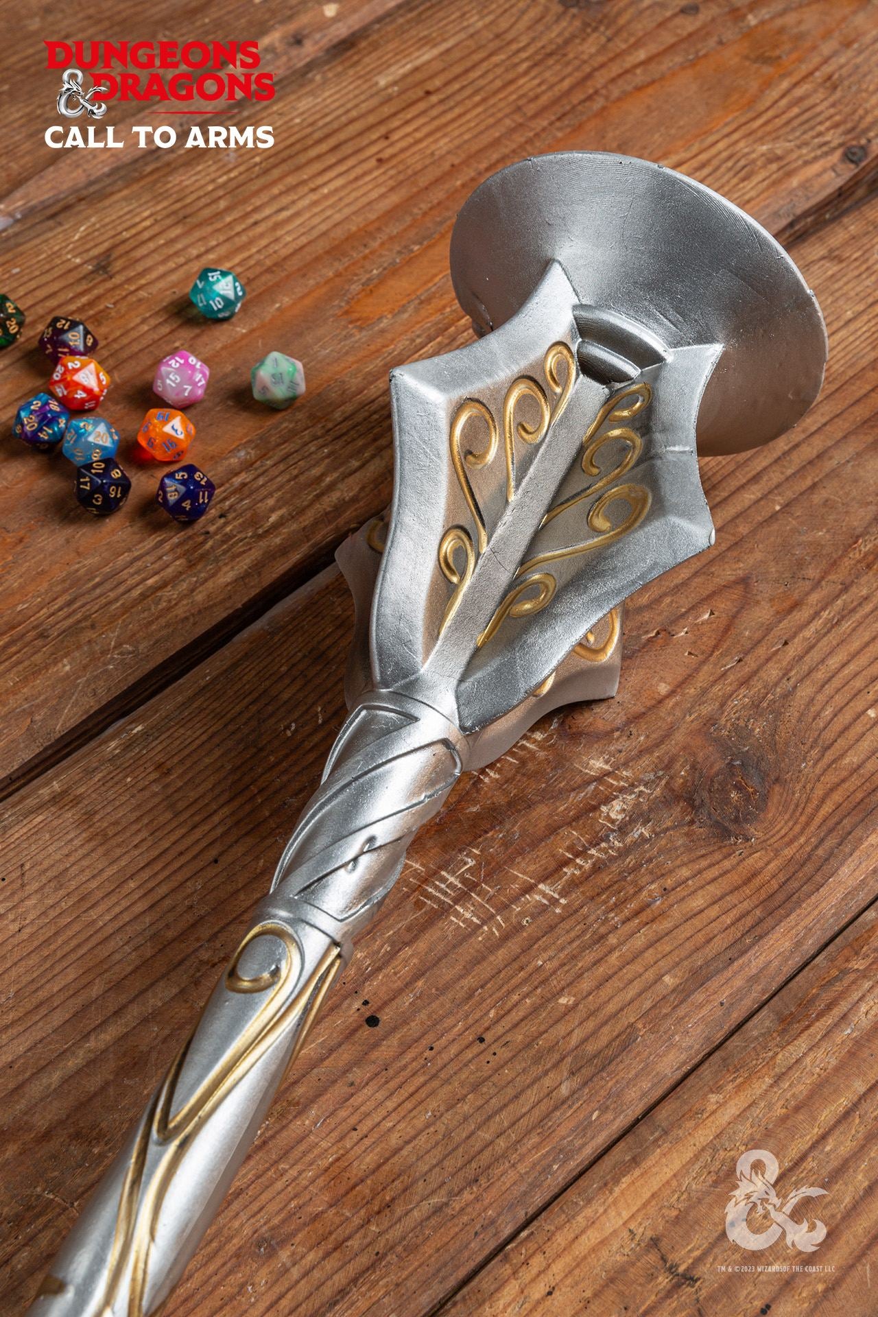Dungeons & Dragons Foam Cleric Mace - LARP Weapon for Cosplay, D&D Gaming & Fantasy Role-Playing
