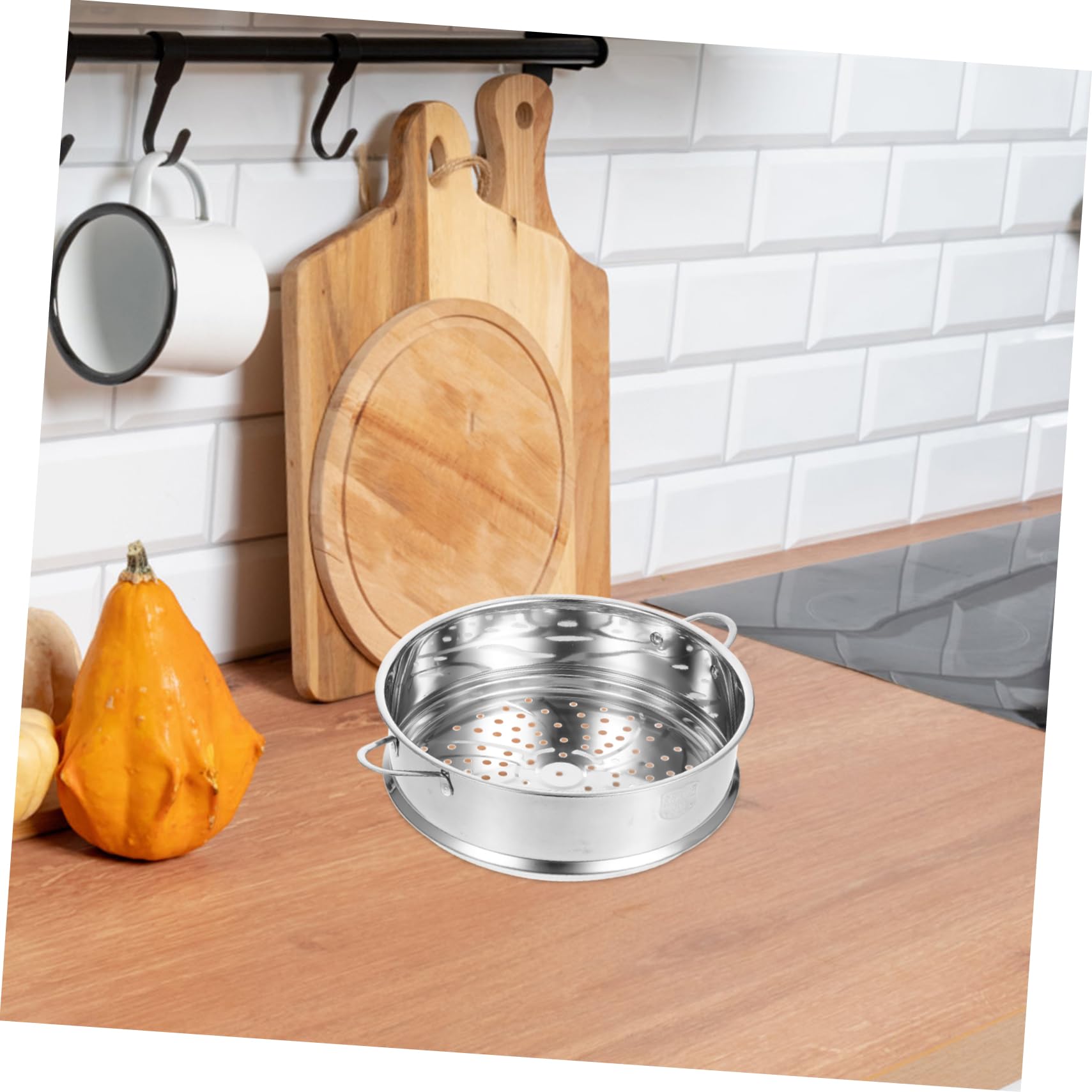 Premium Stainless Steel Steamer Basket - 3-Tier Multi-Functional Food Steamer for Dumplings, Vegetables & Seafood - Durable Kitchen Steamer for Healthy Cooking, Meal Prep & Asian Cuisine