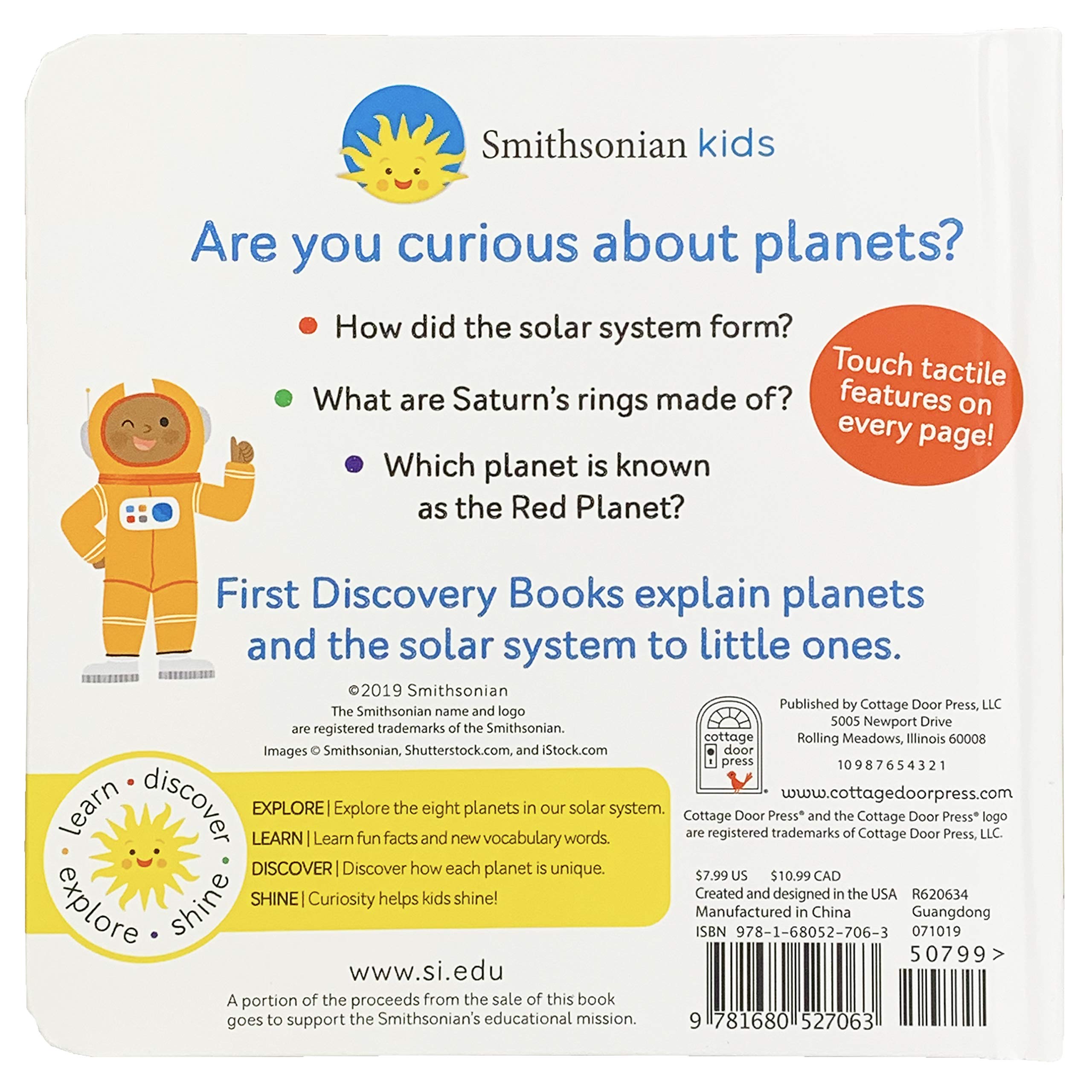 Smithsonian Kids First Discovery Books: Planets and the Solar System - Fun Astronomy Learning for Children | Perfect for Classroom, Homeschool & Bedtime Reading