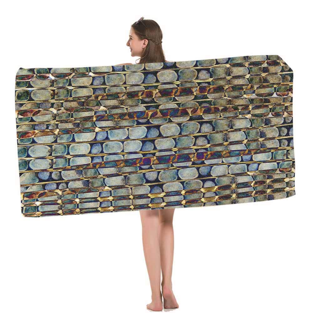 oFloral Botany Pods Beach Towel 64x32 Inch - Large Abstract Print Quick Dry Bath Pool Towel for Swimming, Yoga, Camping | Perfect for Beach, Poolside, Gym & Outdoor Activities (Women & Men)