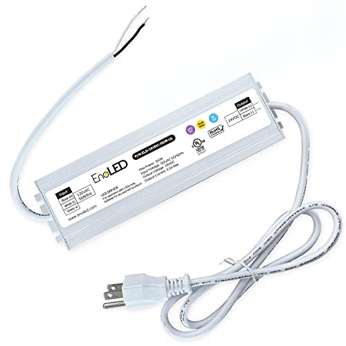 150W 24VDC UL Listed Waterproof IP67 Low Profile LED Driver Power Supply - Safe & Easy Installation for LED Strip Lights - Perfect for Indoor/Outdoor LED Tape, Cabinet Lighting & Landscape Illumination