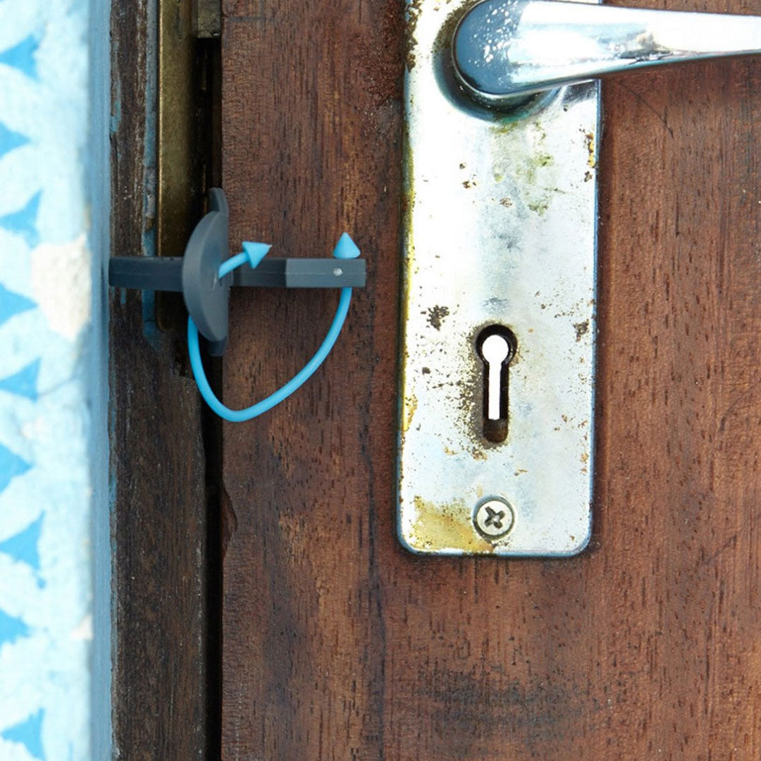 Lifeventure Travel Door Lock - Portable Security Lock for Hotels, Hostels & Airbnb - Perfect for Solo Travelers & Backpackers