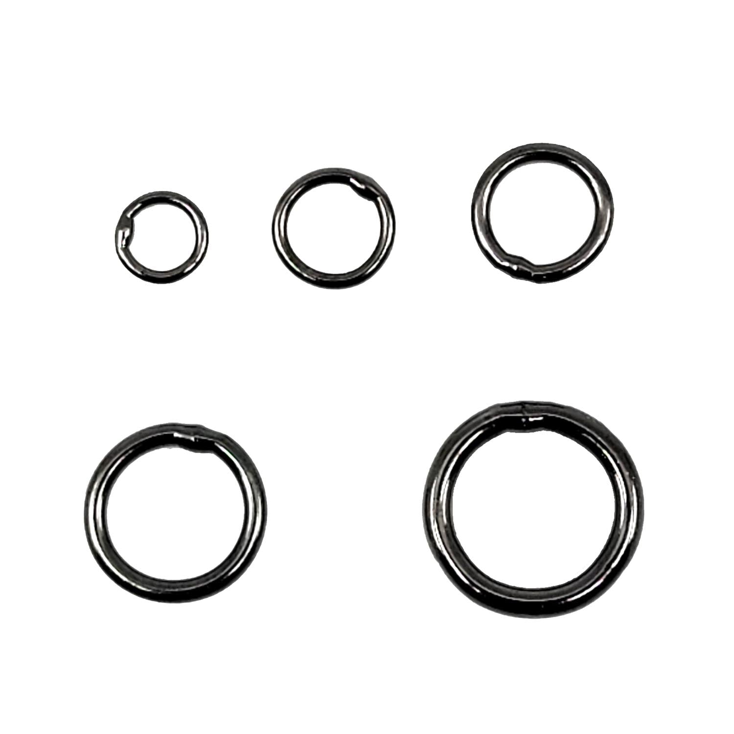 Quick Rig Round Welded Rings - Heavy Duty Durable Steel Hardware for Lifting, Rigging & Towing - Perfect for Construction, Marine, and Industrial Applications