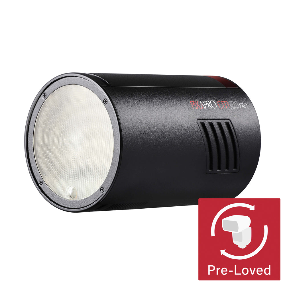 PixaPro CITI100Pro 100W TTL Compact Flash Light for DSLR Cameras - Perfect for Portrait, Wedding & Studio Photography (AD100Pro)