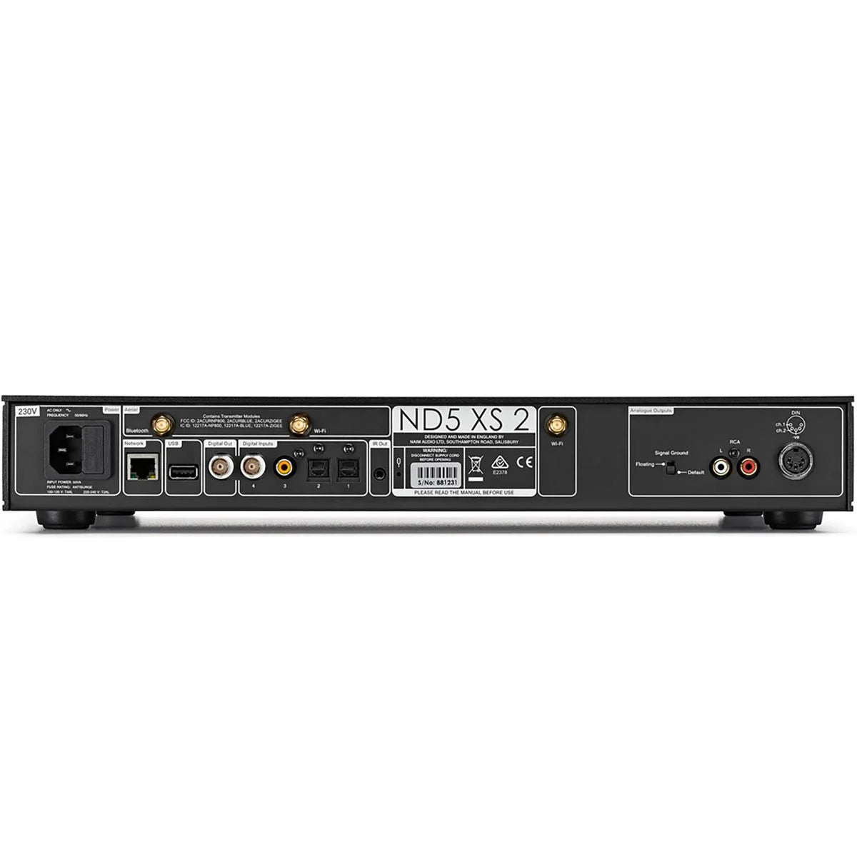 Naim Audio ND5 XS 2 Hi-Fi Network Music Streamer - Wireless Audio Player for Home Stereo System, Multi-Room Streaming & High-Resolution Music Playback
