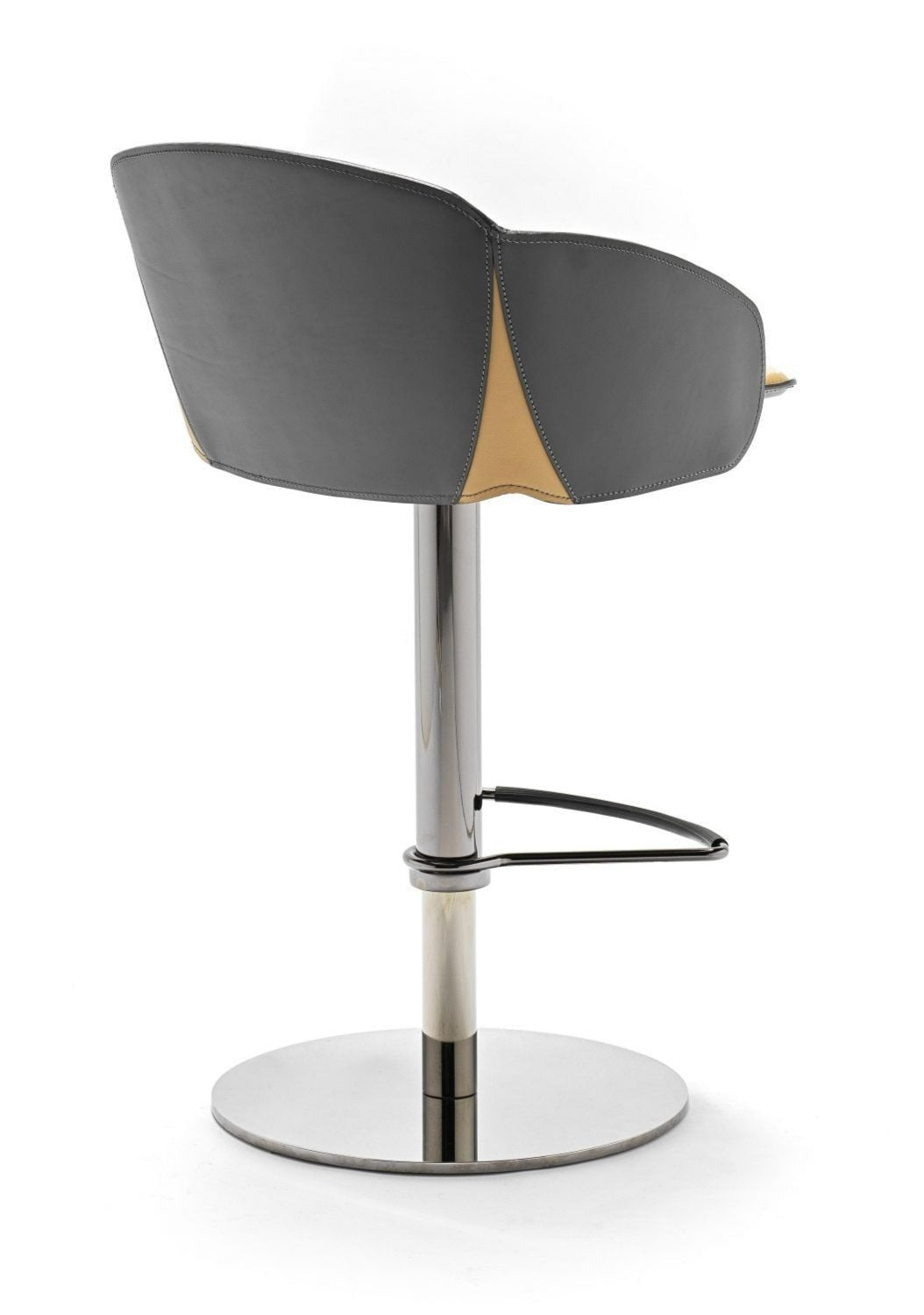 Electa Bar BT Stool by Fasem - Modern Adjustable Bar Stool with Backrest for Kitchen Island, Home Bar & Dining Room | Comfortable & Stylish Seating Solution