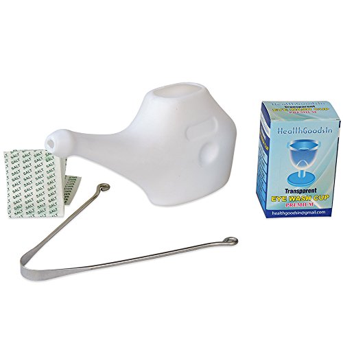 Neti Pot + Tongue Cleaner + Eye Wash Cup