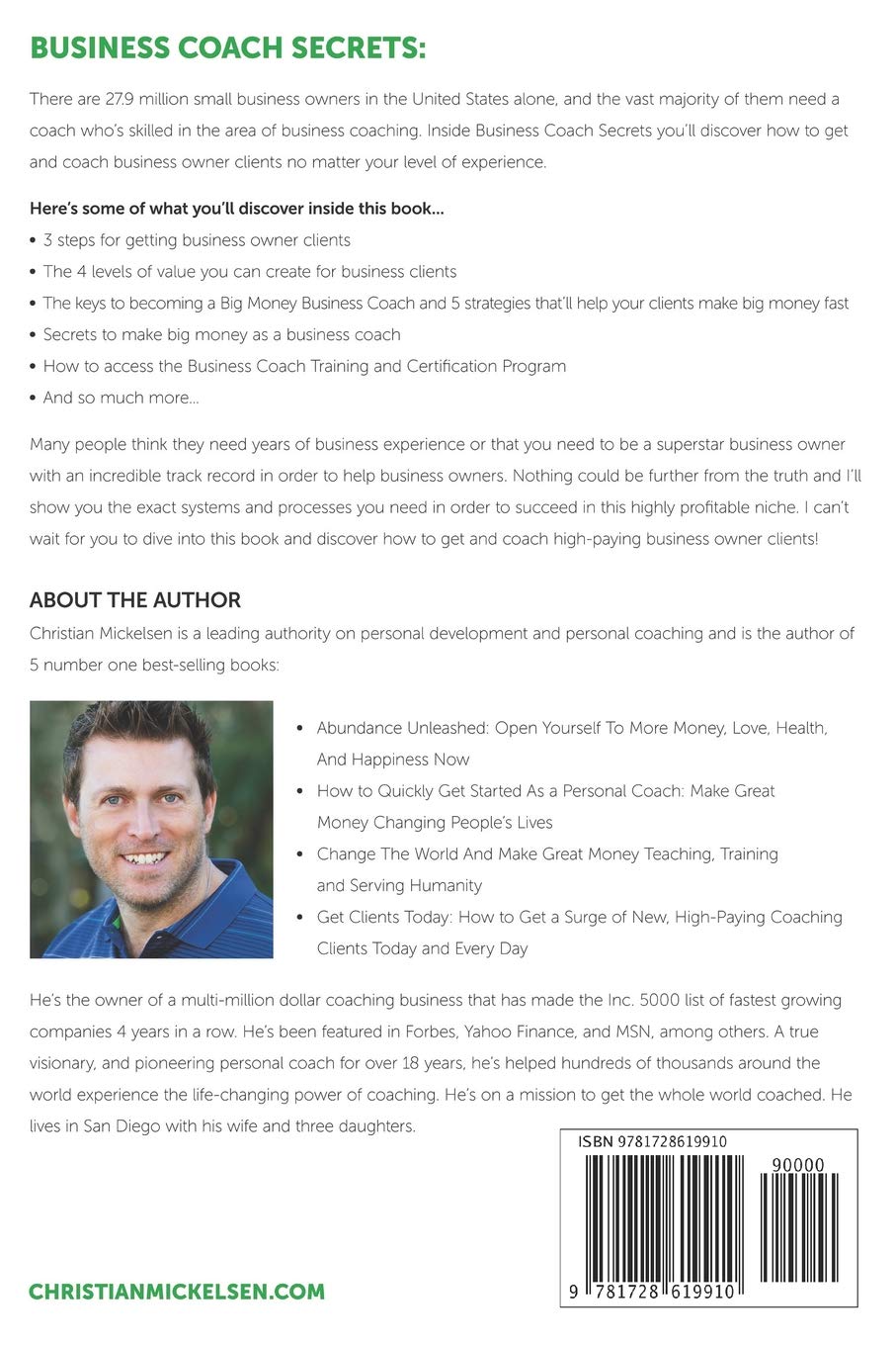 Business Coach Secrets: Proven Strategies for Success & Growth | Leadership & Entrepreneur Training | Perfect for Startups & Small Businesses