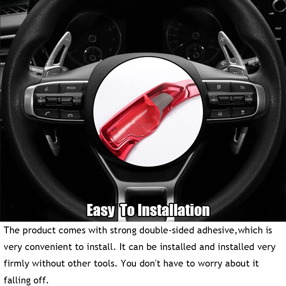 Kakash Custom Aluminum Steering Wheel Paddle Shifter Extensions (2Pcs/Set) - Black - Compatible with Hyundai Tucson 2022-2023, Sonata 2020-2022, Elantra 2021-2022 | Enhance Driving Experience & Sporty Look