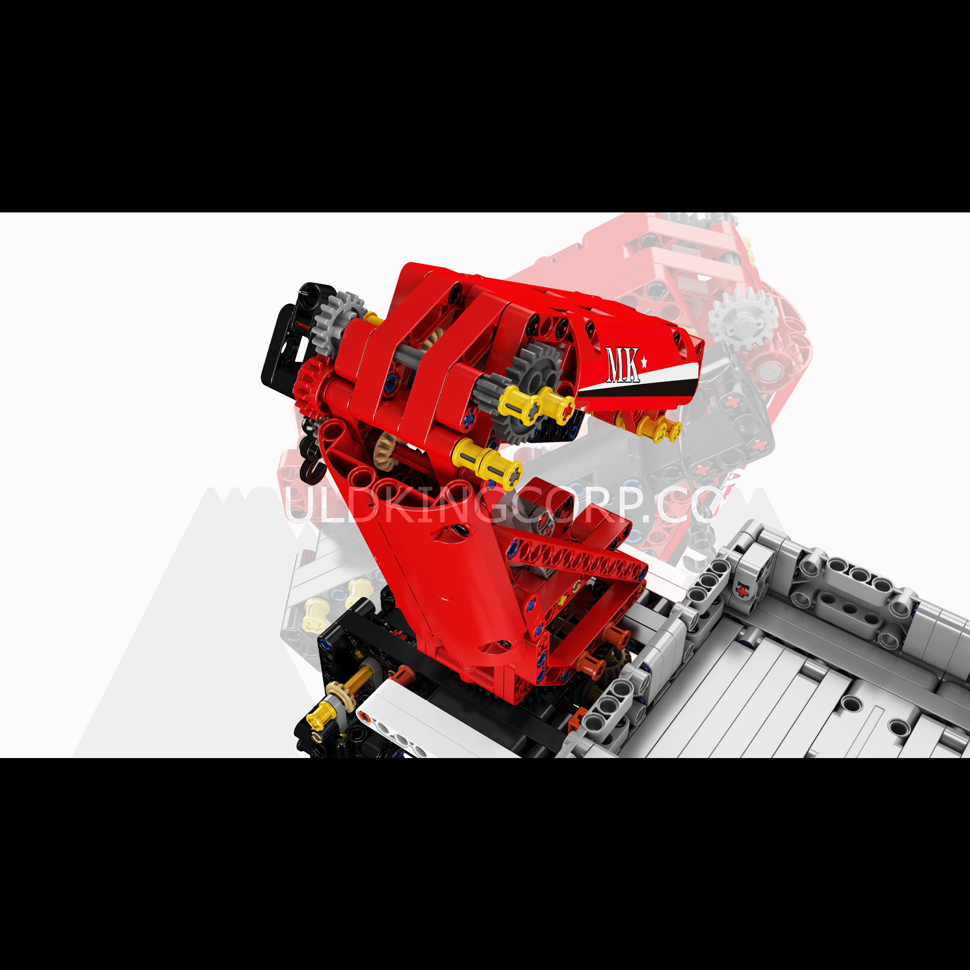 Mould King 17053 Truck Mounted Crane Building Set - 2530 Piece Construction Toy for Adults & Kids | STEM Educational Building Blocks for Engineering Enthusiasts | Perfect for Birthday Gifts, DIY Projects & Creative Play