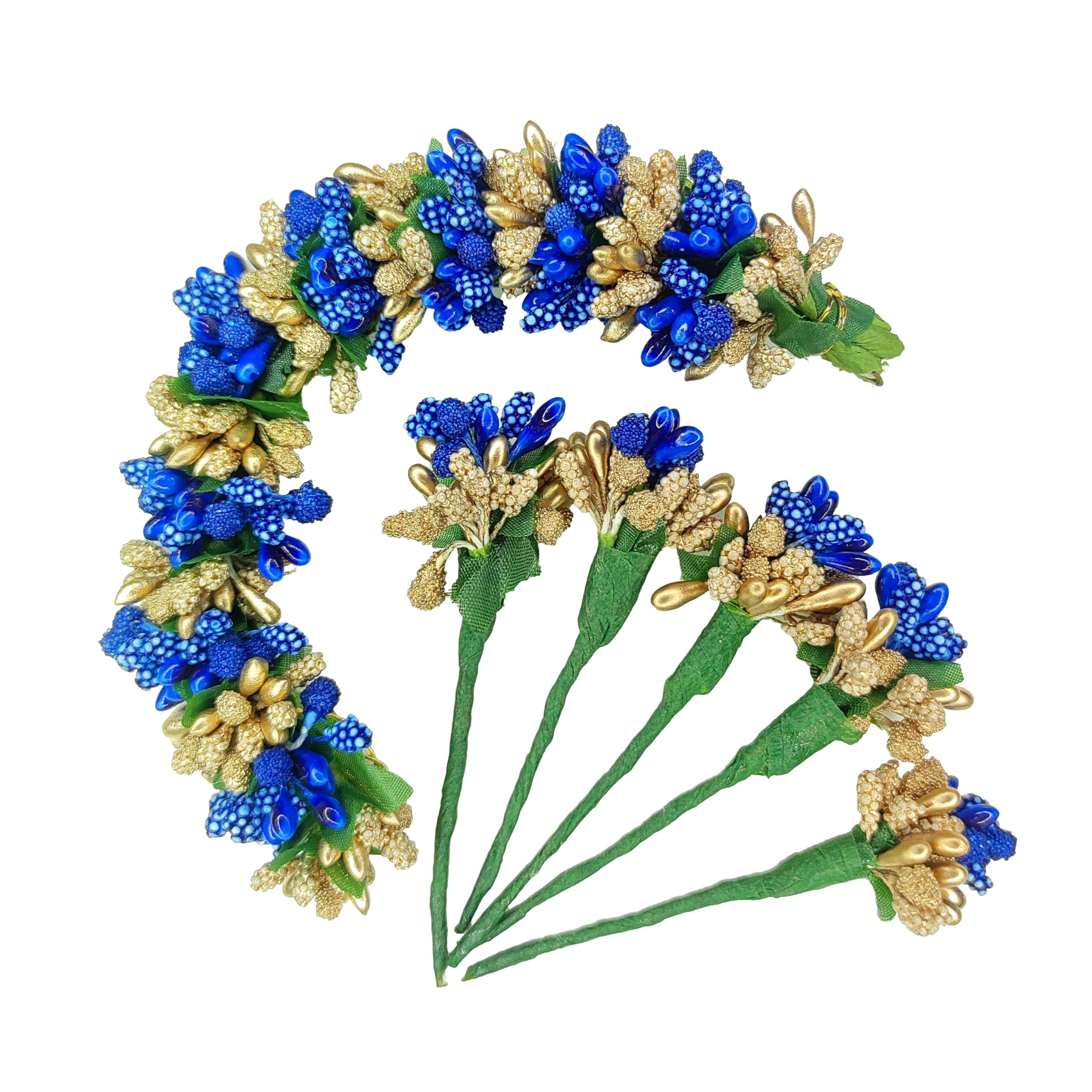 Artificial Flower Hair Accessories | Stylish Hair Gajra Veni for Women, Girls & Kids | Wedding, Bridal, Party & Casual Wear | Perfect for Traditional Outfits & Special Occasions