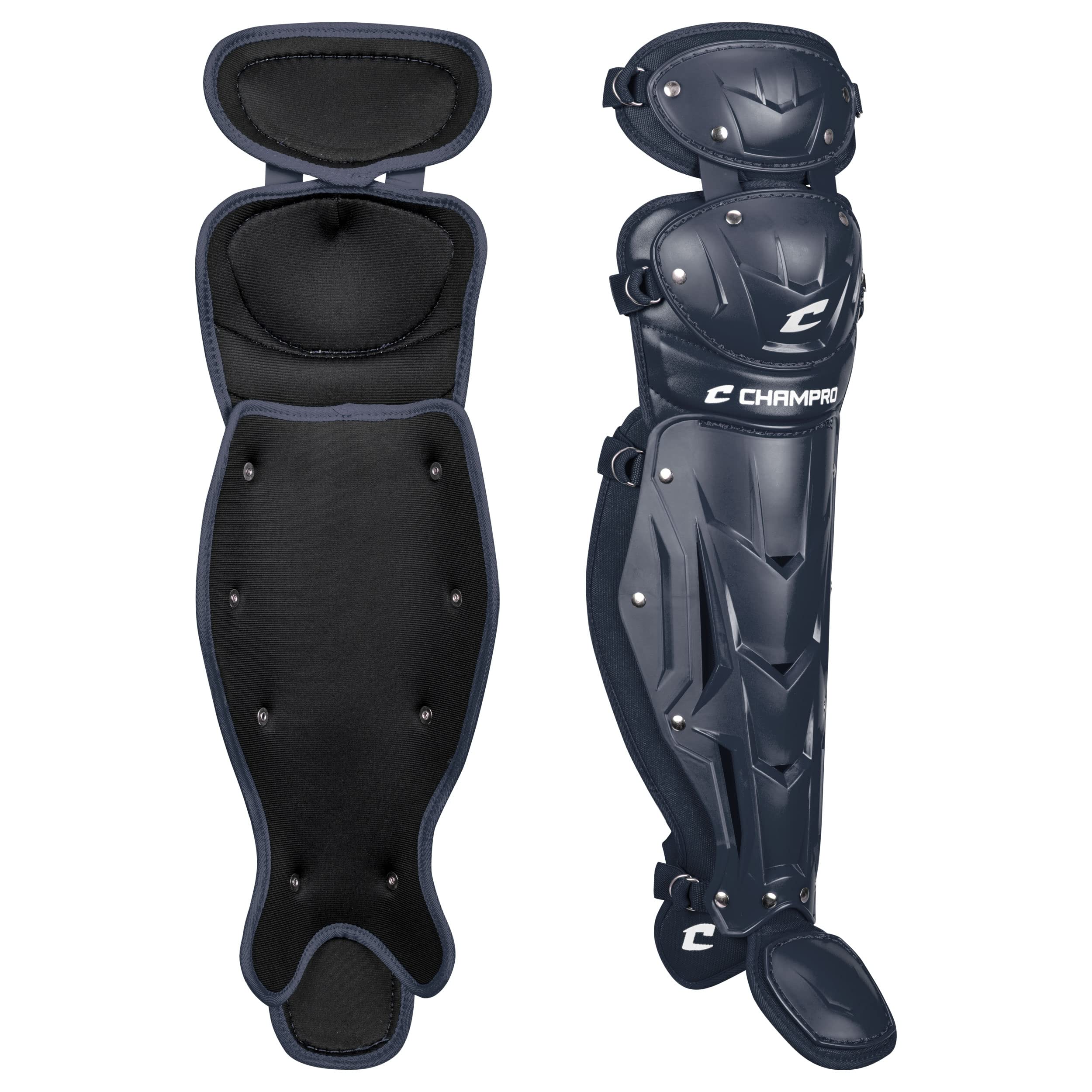 CHAMPRO Optimus MVP Double Knee Leg Guard - Baseball & Softball Protective Gear for Pitchers, Catchers, and Infielders - Perfect for Practice and Games