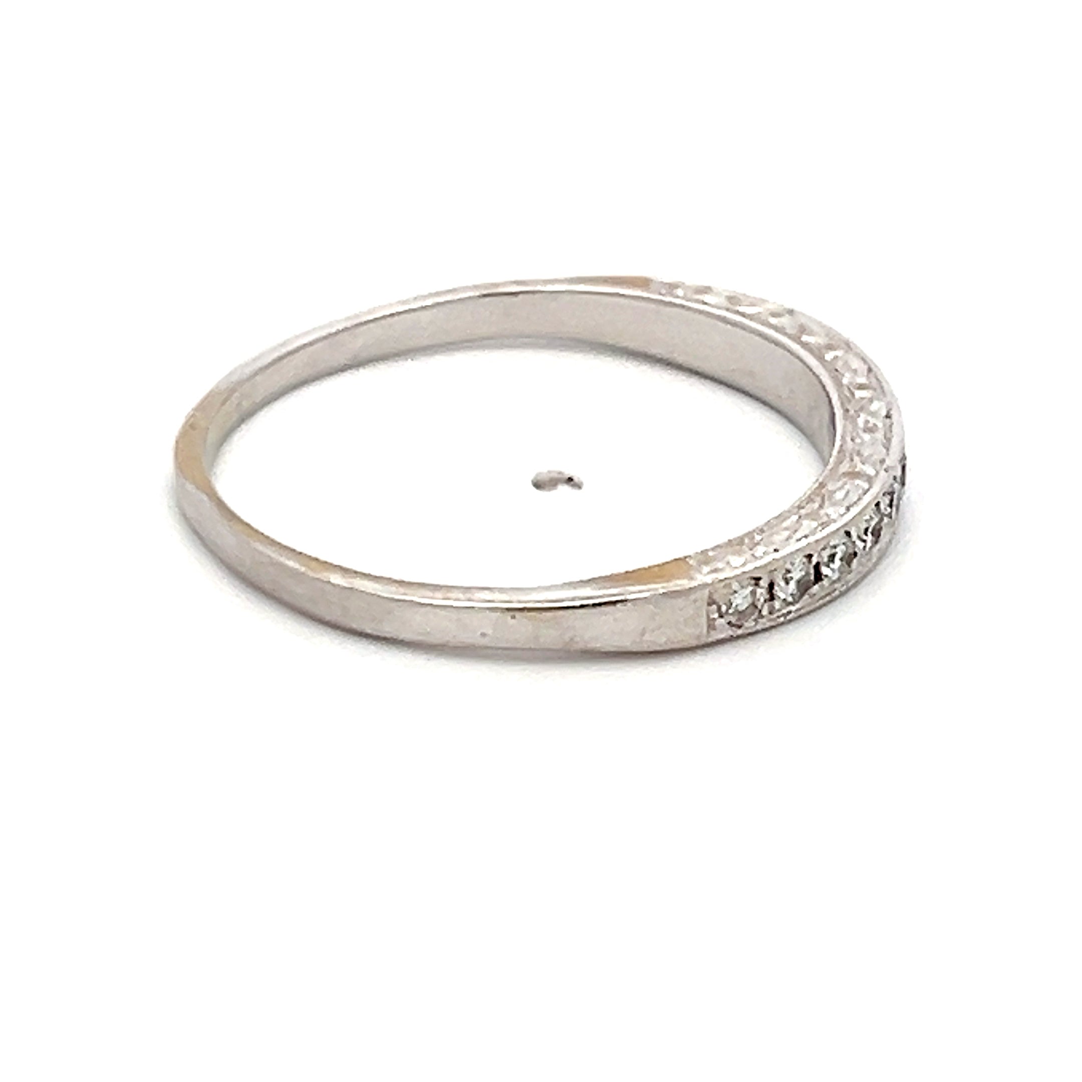 0.10 Carat Round Brilliant G SI1 Diamond 14K White Gold Wedding Band Ring - Elegant Solitaire Engagement Ring for Women, Perfect for Proposals, Anniversaries & Everyday Wear