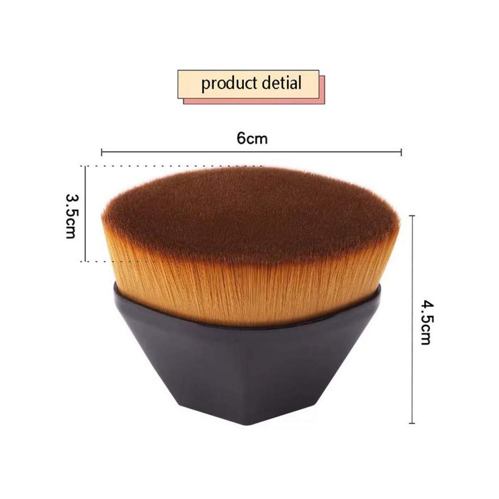 Professional Flat Top Kabuki Brush for Liquid, Cream & Powder Foundation - Magic Foundation Brush with Protective Case - Perfect for Flawless Blending & Contouring - Ideal for Makeup Artists & Everyday Beauty Routine