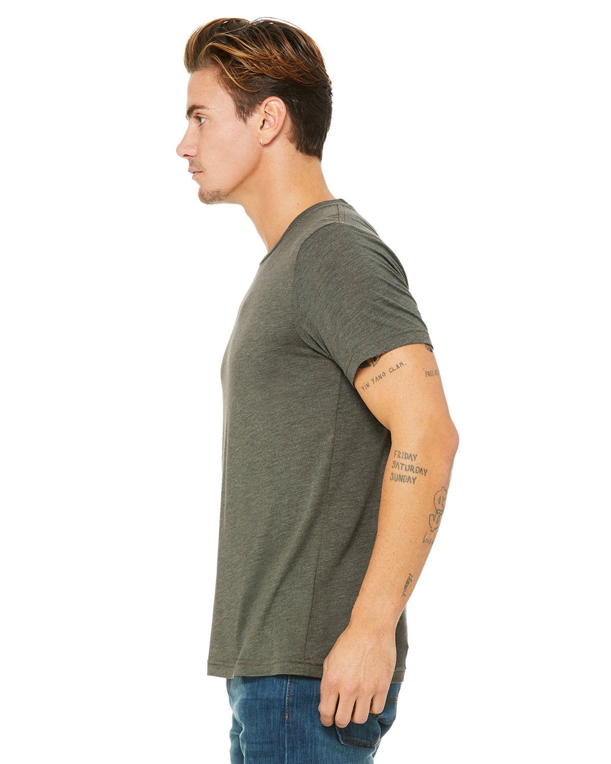 Bella + Canvas 3413C Premium Unisex Triblend T-Shirt | Soft Comfort Fit Crew Neck Tee for Men & Women | Perfect for Casual Wear, Gym & Everyday Outfits