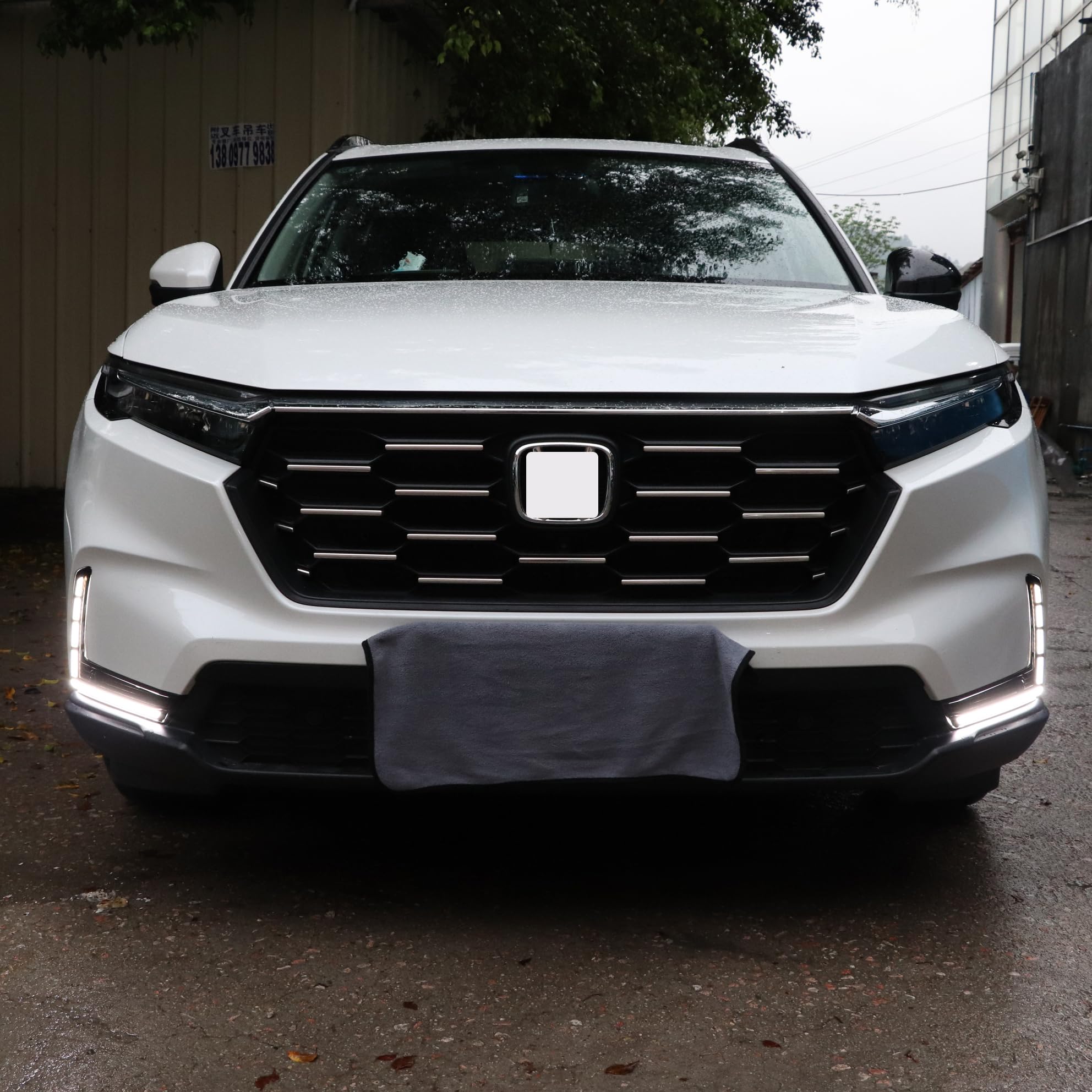 2023-2025 Honda CR-V LED Fog Lights with DRL & Amber Turn Signal - High Brightness Daytime Running Lights - Direct Replacement for CRV Models - Perfect for Night Driving & Off-Road Adventures