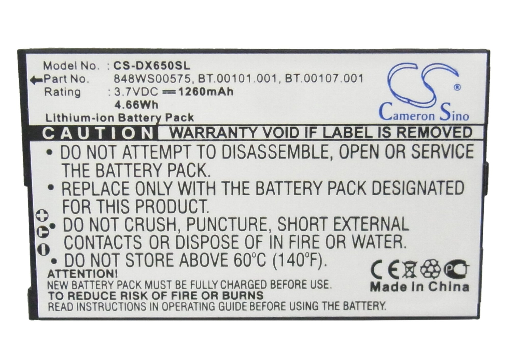 Original Acer Tempo DX650 Replacement Battery - High Capacity 3000mAh Li-ion Battery for Acer Smartphones | Perfect for Travel, Business & Daily Use