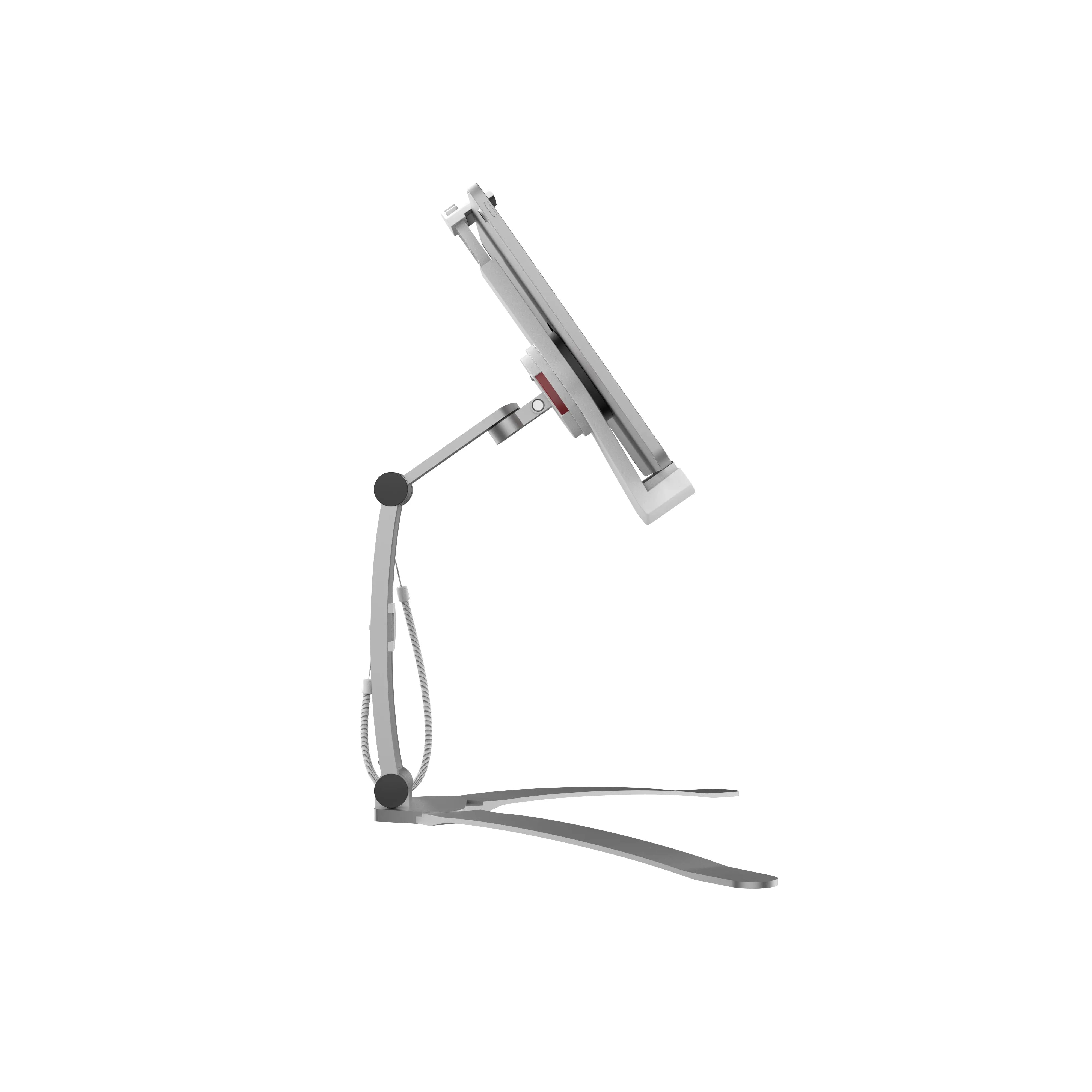 2 in 1 Kitchen Mount Stand - Adjustable Tablet Holder & Phone Stand for Cooking, Recipes & Video Watching - Perfect for Kitchen Counter, Dining Table & Office Desk