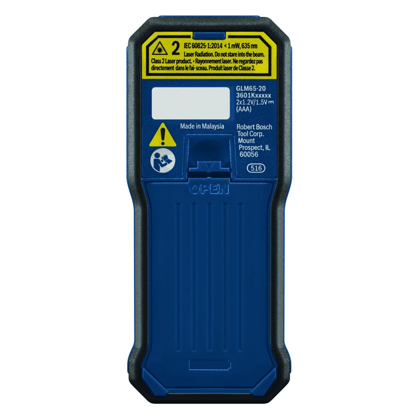 BOSCH GLM100-23 100 Ft Laser Distance Measurer with Blaze Technology - Includes 2 AA Batteries - Perfect for Construction, Home Renovation, and DIY Projects