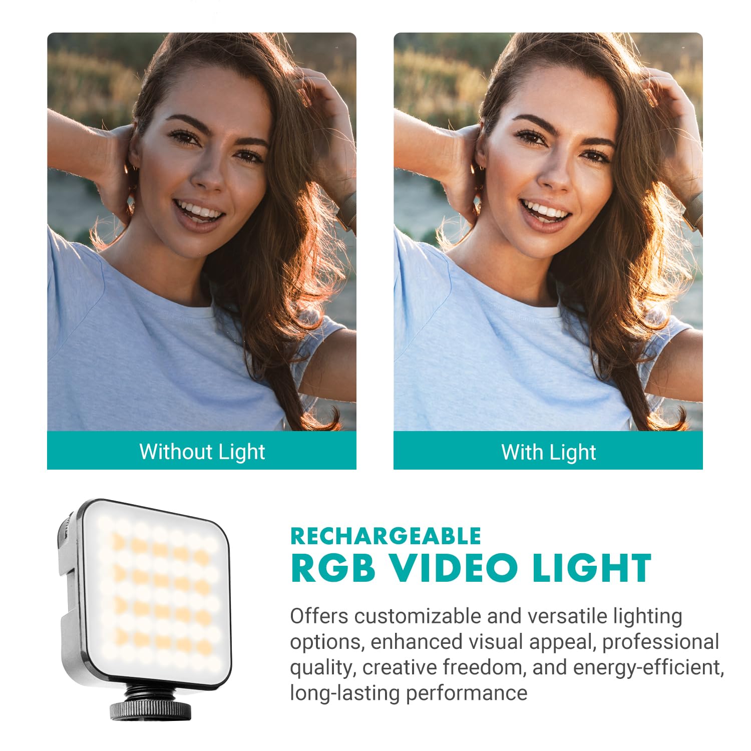 Movo iVlogger-PRO Complete Vlogging Kit with Adjustable Tripod for iPhone & Android - USB-C/Lightning YouTube Starter Kit with RGB Light & Shotgun Mic - Perfect for Content Creators, Live Streaming & Social Media Videos