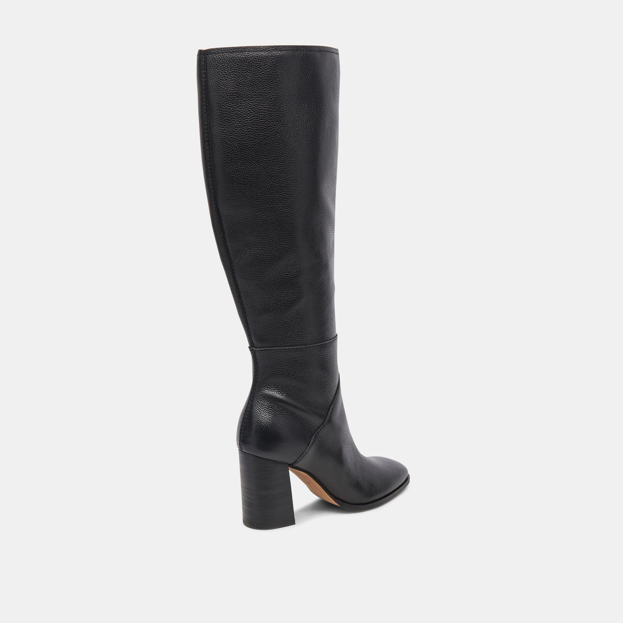 Fynn Wide Calf Boots for Women - Onyx Black Leather Ankle Boots for Comfort & Style | Perfect for Work, Office, and Casual Outfits