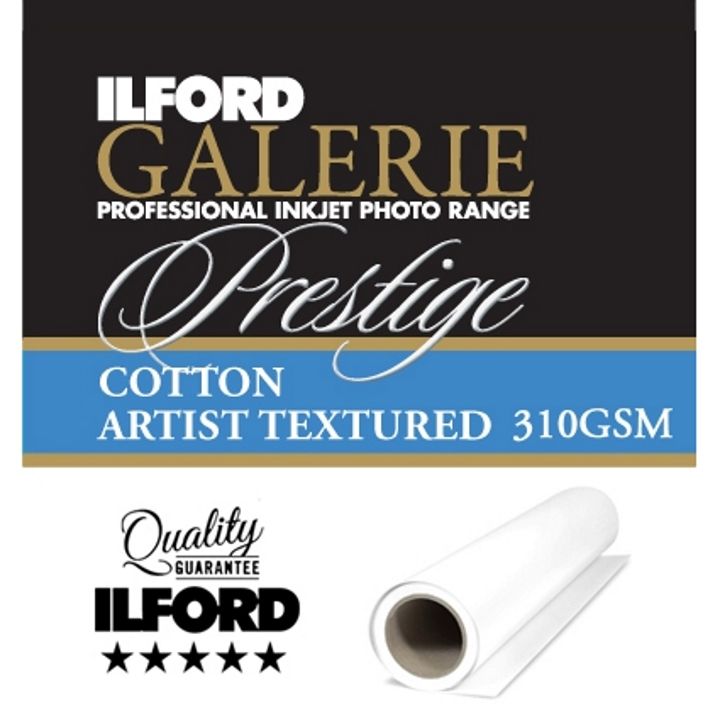 Ilford Galerie Cotton Artist Textured 310gsm Fine Art Paper Roll - 17