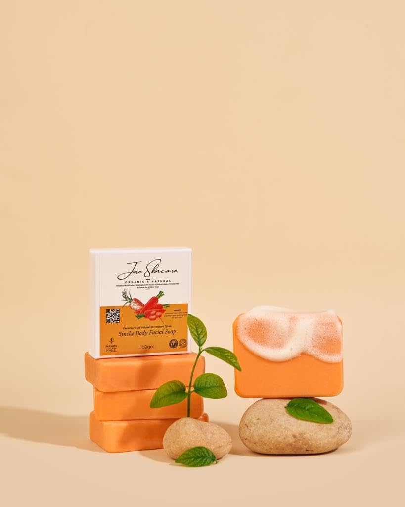 Natural & Nourishing Body Soap - 200g Gentle Cleansing with Herbal Extracts for All Skin Types | Moisturizing & Hydrating | 2-Pack | Perfect for Daily Shower, Spa Day & Sensitive Skin Care Routine