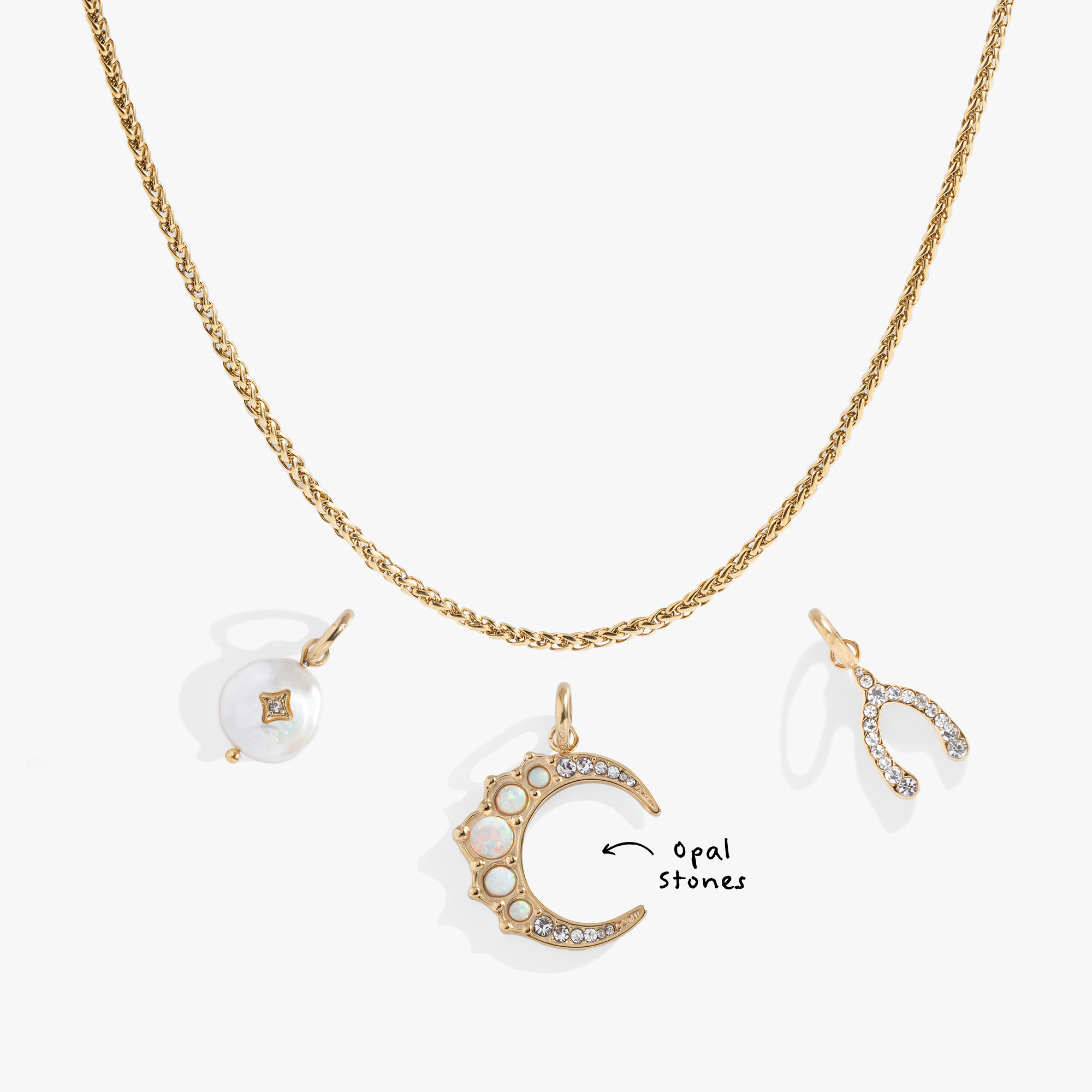 Glow Getter Necklace Charm Bundle - Elegant Jewelry Set for Women - Perfect for Parties, Date Nights & Special Occasions