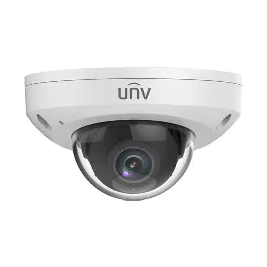 Uniview IPC314SB ADF28K I0 2.8mm 4MP HD Intelligent LightHunter IR Fixed Mini Dome Security Camera - Indoor/Outdoor Surveillance for Home, Office & Business Use