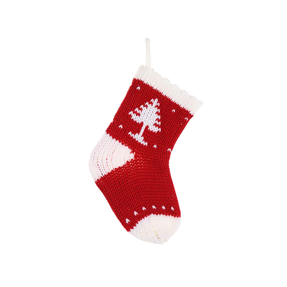 Festive Christmas Stockings with Santa Claus Design - Holiday Gift Bags & Candy Pouch for Xmas Tree Decorations - Perfect for Family Gatherings, Holiday Parties & Christmas Celebrations